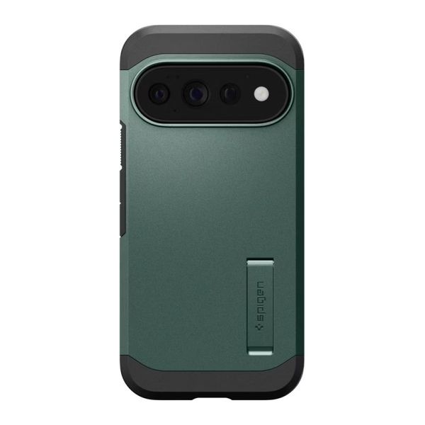 Spigen Cover Posteriore Corazzata Tough con MagSafe Google Pixel 11 Pro - Abyss Green