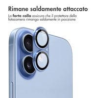 imoshion Protezione fotocamera in Vetro 2 Pezzi Apple iPhone 17 - Mist Blue