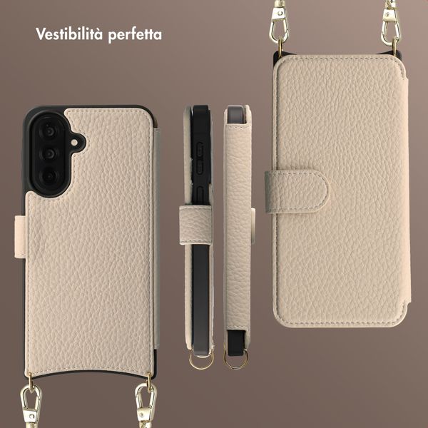 Selencia Cover Riva con MagSafe e cordino Samsung Galaxy A37 (5G) - Beige