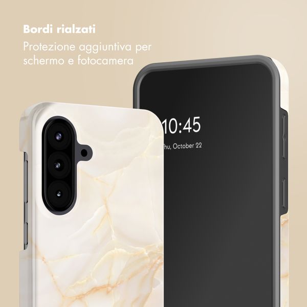 Selencia Cover Posteriore Vivid Samsung Galaxy A57 (5G) - Golden Beige Marble
