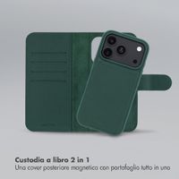 Accezz Cover a libro Edge rimovibile con MagSafe Apple iPhone 18 Pro / 17 Pro - Verde