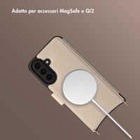 Selencia Cover Riva con MagSafe e cordino Samsung Galaxy A57 (5G) - Beige