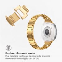 Selencia Cinturino Chain Samsung Galaxy Watch 9 (40/44mm) / Watch 8 (40/44mm) / Classic (46mm) - Oro