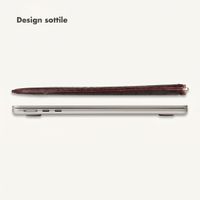 Selencia Cover per laptop Croco 11 pollici - Burgundy