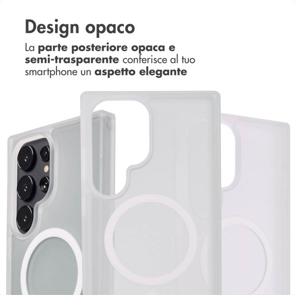 imoshion Cover posteriore Color Guard con MagSafe Samsung Galaxy S24 Ultra - Bianco