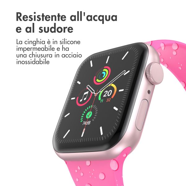 imoshion Cinturino in silicone⁺ Apple Watch | 38/40/41/42 mm - Taglia S/M - Barbie Pink
