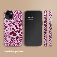 Selencia Cover posteriore Vivid con MagSafe Apple iPhone 14 - Cosmic Orchid