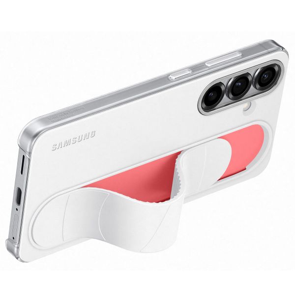 Samsung Cover Originale con Supporto a Impugnatura Samsung Galaxy S25 - Bianco