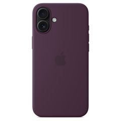 Apple Cover Posteriore in Silicone con MagSafe Apple iPhone 16 Plus - Plum