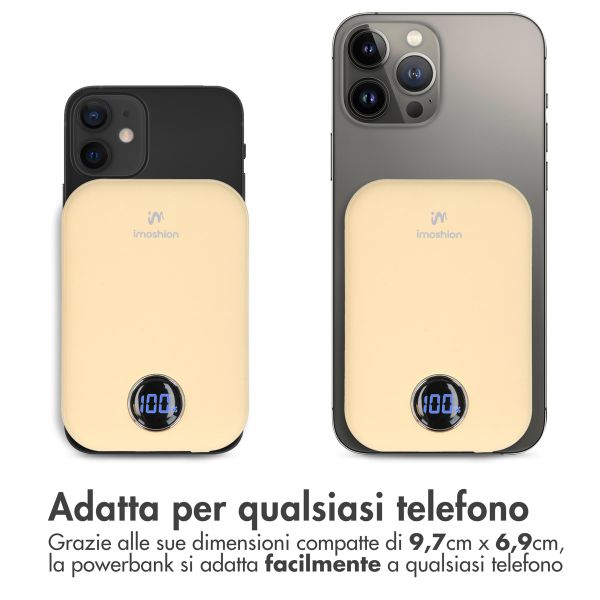 imoshion Powerbank Magnetic 10.000 mAh - Powerbank wireless - Giallo