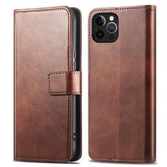 imoshion Cover a libro di Lusso iPhone 12 / 12 Pro - Marrone scuro