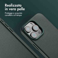 Accezz Cover in Pelle con MagSafe Apple iPhone 16 Pro Max - Cedar Green