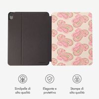 Selencia Cover per tablet Vivid Apple iPad Air 11 pollici (2026) M4 / (2025) M3 / (2024) M2 / Air 5 (2022) / Air 4 (2020) - Paisley Blush
