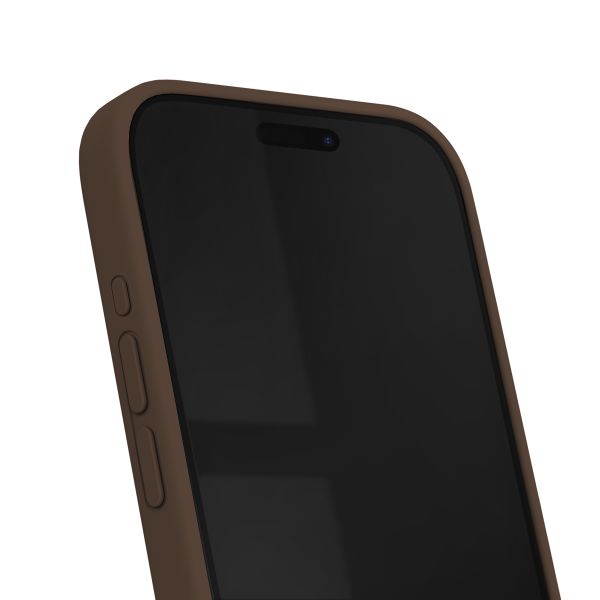 iDeal of Sweden Cover in silicone con MagSafe Apple iPhone 15 Pro - Mocha Mousse