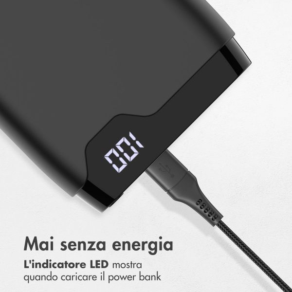 imoshion Powerbank - 20.000 mAh - Quick Charge e Power Delivery - Nero