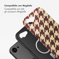 Selencia Cover posteriore Vivid con MagSafe Apple iPhone 17e / 16e - Pied-de-Poule