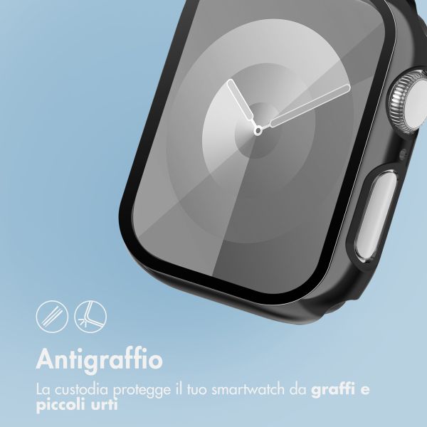 imoshion Cover rigida integrale lucida Apple Watch 4 / 5 / 6 / SE - 40 mm - Nero
