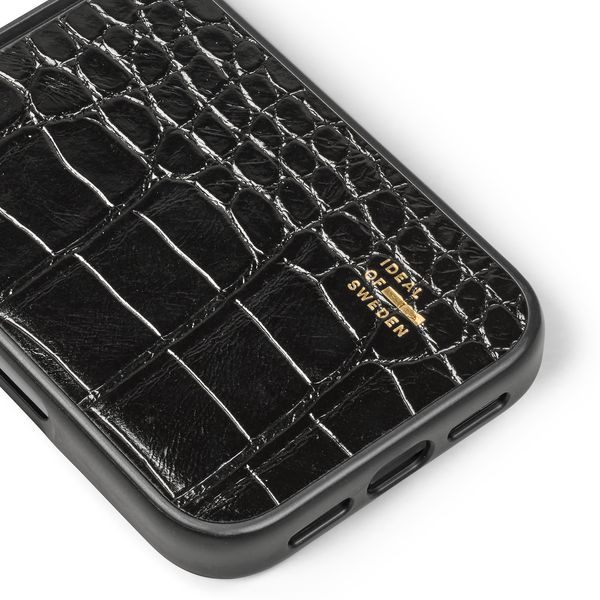 iDeal of Sweden Cover posteriore in pelle vegana MagSafe Apple iPhone 18 Pro Max / 17 Pro Max - Black Croco