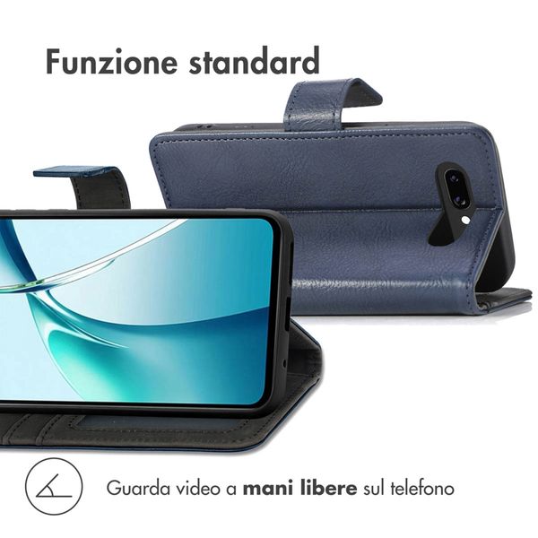 imoshion Cover a libro di Lusso Google Pixel 9A - Blu scuro