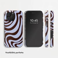 Selencia Cover posteriore Vivid con MagSafe Apple iPhone 16 Pro Max - Dream Swirl Chocolate