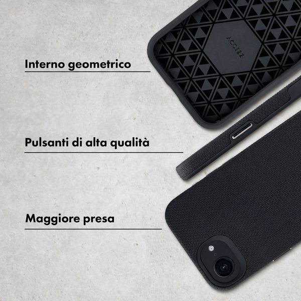 Accezz Cover Posteriore Resistente con MagSafe Apple iPhone 17e / 16e - Nero