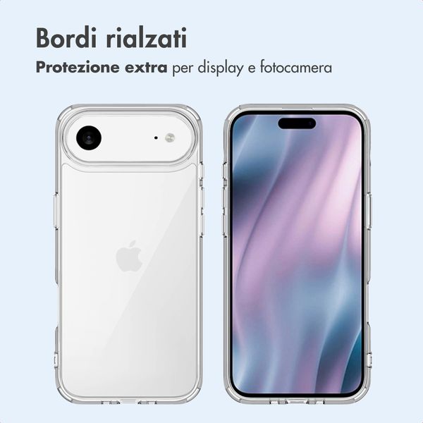 imoshion Cover posteriore protettiva Apple iPhone Air - Trasparente