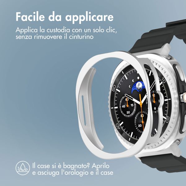 imoshion Cover rigida Bumper Samsung Galaxy Watch 8 Classic (46 mm) - Argento