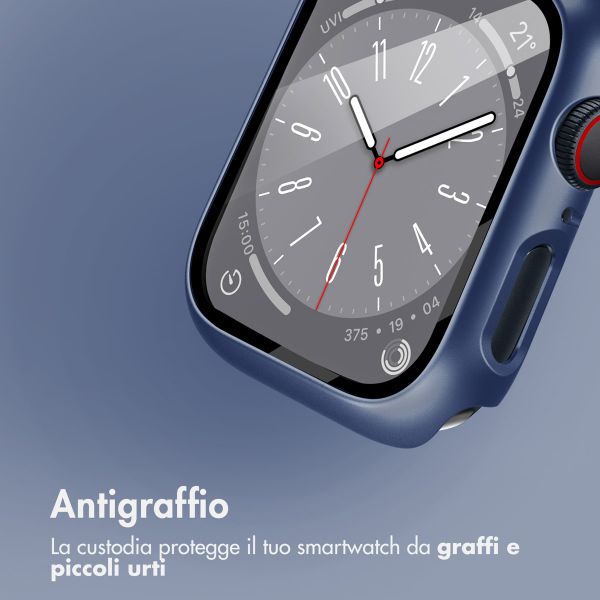 imoshion Cover rigida integrale Apple Watch 4 / 5 / 6 / SE - 44 mm - Blu scuro