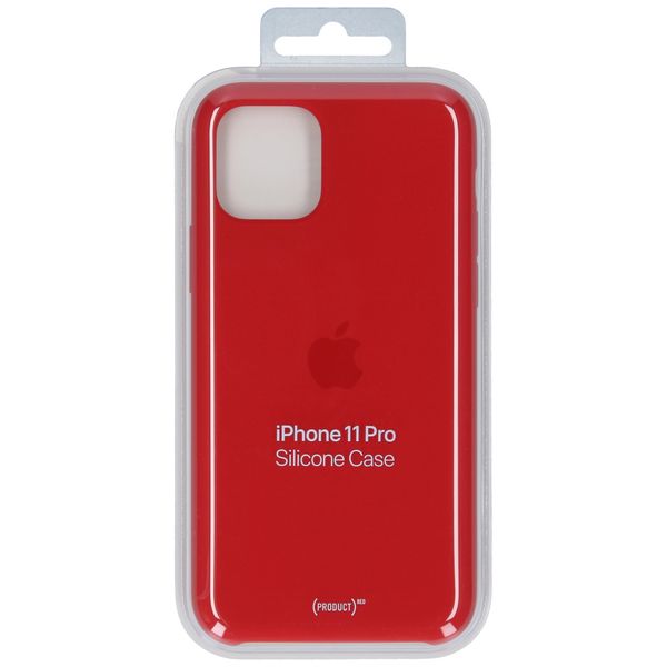Apple Cover in Silicone Apple iPhone 11 Pro - (Product) Red