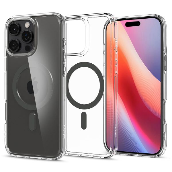 Spigen Cover Posteriore Ultra Ibrida con MagSafe Apple iPhone 16 Pro - Graphite