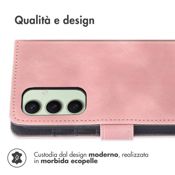 imoshion Cover a libro con Cordino Samsung Galaxy S24 FE - Rosa