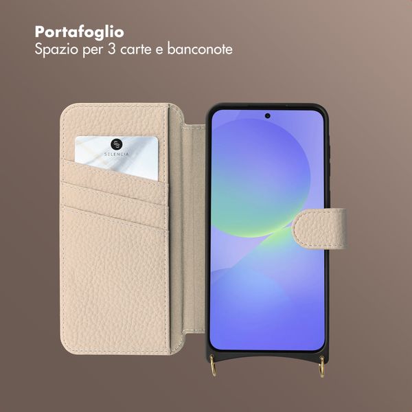 Selencia Cover Riva con MagSafe e cordino Samsung Galaxy A37 (5G) - Beige