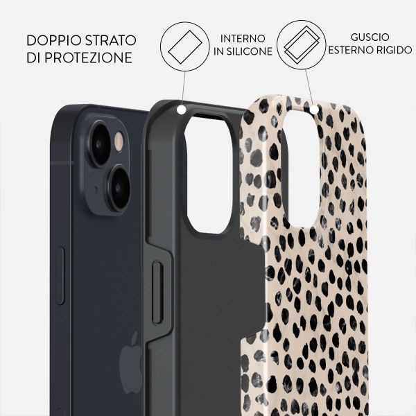Burga Cover Posteriore Resistente con MagSafe Apple iPhone 13 - Almond Latte