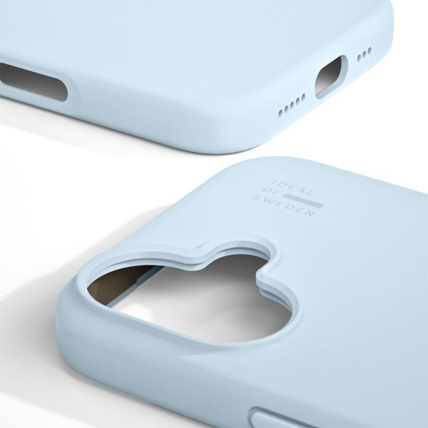 iDeal of Sweden Cover in silicone con MagSafe Apple iPhone 17 - Light Blue