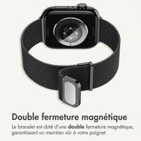 imoshion Milanees magnetisch bandje Apple Watch | 44/45/46/49 mm - Zwart