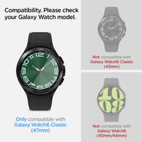 Spigen EZ FIT Glas.tR pellicola protettiva in vetro con applicatore Samsung Galaxy Watch 6 Classic - 47 mm - Trasparente