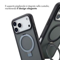 Accezz Cover con anello e supporto con MagSafe Apple iPhone 17 Pro Max - Nero