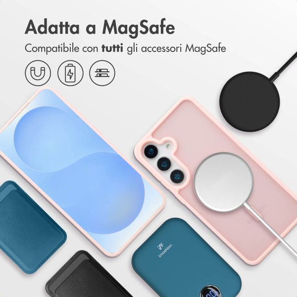 imoshion Cover posteriore Color Guard con MagSafe Samsung Galaxy S25 - Rosa chiaro