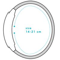 imoshion Cinturino milanese magnetico Samsung Galaxy Watch 4 / 5 / 6 / 7 / FE (20 mm) - Argento