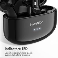 imoshion Aura Pro Auricolari in-ear wireless - Cancellazione attiva del rumore (ANC) - Nero
