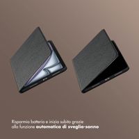 Selencia Cover Riva Apple iPad Air 11 pollici (2026) M4 / (2025) M3 / (2024) M2 / Air 5 (2022) / Air 4 (2020) - Nero