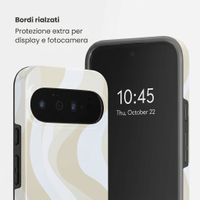Selencia Cover posteriore Vivid con MagSafe Google Pixel 11 Pro - Desert Waves Beige