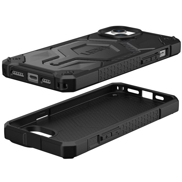 UAG Cover Posteriore Monarch Pro Apple iPhone 15 Plus - Carbon Fiber