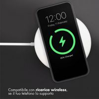 Accezz Cover Posteriore in Silicone Liquido Samsung Galaxy A37 (5G) - Stone