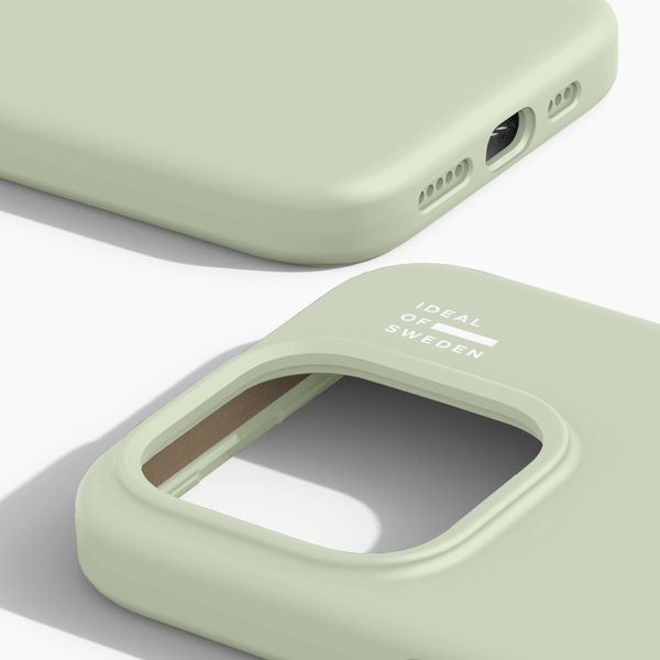 iDeal of Sweden Cover in silicone con MagSafe Apple iPhone 15 Pro - Sage Green