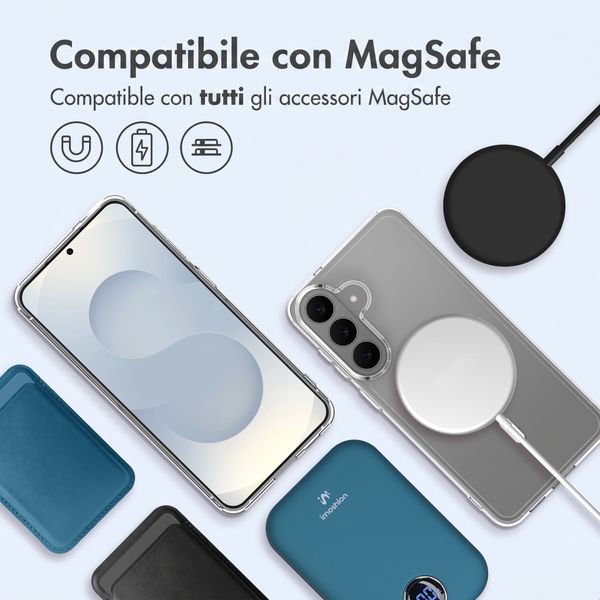 imoshion Cover posteriore protettiva con MagSafe Samsung Galaxy S26 FE - Trasparente