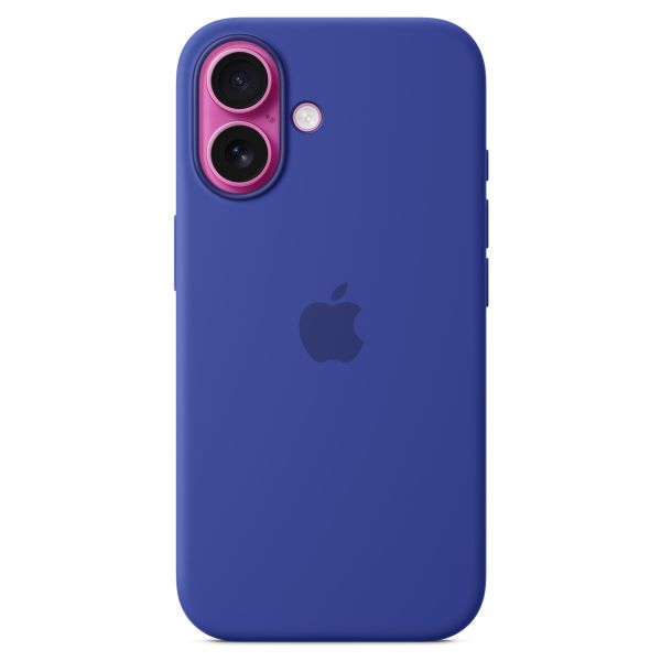 Apple Cover Posteriore in Silicone con MagSafe Apple iPhone 16 - Ultramarine