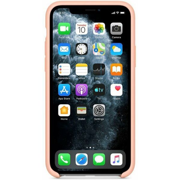 Apple Cover in Silicone Apple iPhone 11 Pro - Grapefruit