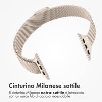 imoshion Cinturino sottile Milanese Apple Watch | 38/40/41/42 mm - Starlight