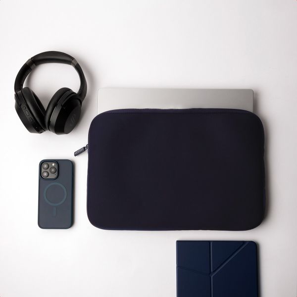 Accezz Cover per laptop 13-14 pollici - Laptopsleeve - Blu